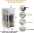 300LED 99FT 8 Twinkle Star Copper Wire String Lights Battery Operated Modes Fairy Lights with Remote Waterproof Fairy
