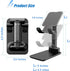 Phone Stand for Desk, 2 Pack MT-6 Adjustable Cellphone Holder for Office, Compatible with Devices Under 8” (Black)