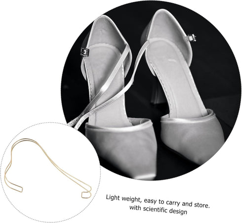 2pcs PRETYZOOM High Heel Shoe Display Rack Shoe Holder for Retail Stores and Home Use for Organizing High Heels