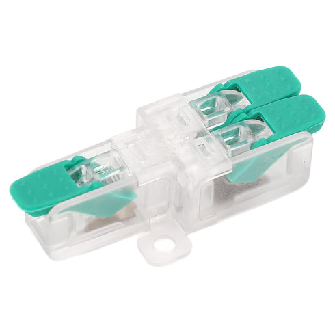 20PCS Wire Splice Connector Lever Nuts, 1 in 2 out Compact Wire Conductor Connector for 10-20AWG Wires
