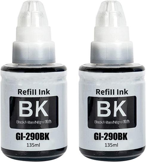 GI290 GI-290 Refill Ink Bottles for Canon GI290 GI-290 Compatible with Pixma G1200 G2200 G3200 G4200 G4210 Printers