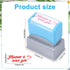 Gosknor 2 Pcs Pleasure to Serve You Stamps, Self Ink Stamp Personalized Custom Cute Server Stamps for Checks Square