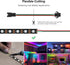 BTF-LIGHTING 5 pcs/Pack 20AWG 3 Pin JST SM Male Female Plug LED Connector, 6.56ft(2m) Extension Cable for WS2812B