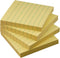 Lined Sticky Notes, 3x3 Self-Stick Notes, 4 Pads of 90 Sheets/Pad (Yellow)
