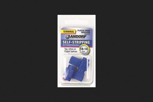 Terminal, Self-Strip, 18-14 Gauge, 3-Way (Pack of 2): Compact Design for Efficient