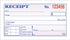 TOPS Money Receipt Book, 2-Part, Carbonless, White and Canary, 50 Sheets, 2 5/8 x 5 3/8 Inches (46820)