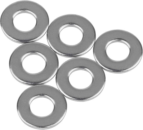 1/4 Inch Stainless Flat Washer, 5/8 Inch Outside Diameter, 304 Stainless Steel, 100 Pieces