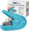 Plus Paper Clinch Compact Staple-Free Stapler in Blue Turquoise for Easy Stapling