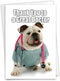 NobleWorks - 1 Funny Thank You Greeting Card (Doctor) with 5 x 7 Inch Envelope