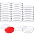 30 Pack 90 x 15mm Plastic Petri Dishes with Lids, Sterile Culture Dishes for Science Projects