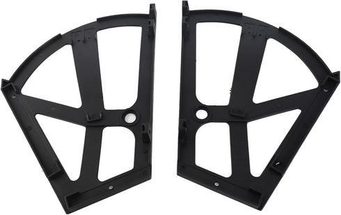 4PCS Agatige Black Shoes Drawer Cabinet Hinges, ABS Heavy Duty Replacement Cabinet Flip Shoe Plate Frame Hinges Cabinet