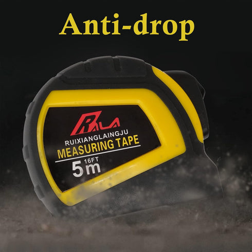 Auto-Lock Measuring Tape, 16-Feet Dual Side Retractable Tape Measure for Electricians and Carpenters