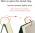 SIQITECHNO 180Pcs Small Blank Flash Cards Index Cards Mini DIY Cover Sketchbook with Binder Rings Paper Standing Flip