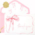 OIPKKUI 30Pack Pink Bow Thank You Cards with Envelopes Gold Foil Stickers Bow