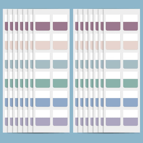 Sticky Index Tabs, Page Markers, Self Adhesive Flag Tabs, Writable Repositionable File Tabs for Reading, Note Taking,