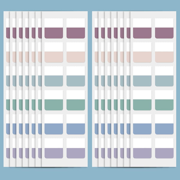Sticky Index Tabs, Page Markers, Self Adhesive Flag Tabs, Writable Repositionable File Tabs for Reading, Note Taking,