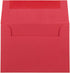 JAM PAPER 4Bar A1 Colored Invitation Envelopes - 3 5/8 x 5 1/8 - Red Recycled - 50/Pack