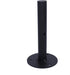 4pcs 6inch FGen Wrought Iron Wall Bracket - Round Bracket Bookshelf Shelf Support (Black)