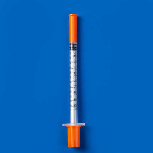 1ml Syringe with 31Ga 1/4 Inch Needles, Sterile Individual Packaging for Lab Supplies, Pack of 100