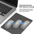Metal Aluminum Mouse Pad, Thin Hard Double Sided Waterproof Mouse Mat for Office and Gaming, 9.45 x 7.87 Inch, Black