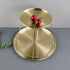2pcs UPKOCH Stainless Steel Seafood Display Rack Food Tray Holder for Home and Restaurant Creative Seafood Stand