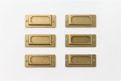Brass Label Plate, Midori (82022006)