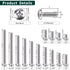1/4-20 x 1-1/4" Pan Head Machine Screw, 304 Stainless Steel, 25 Pcs