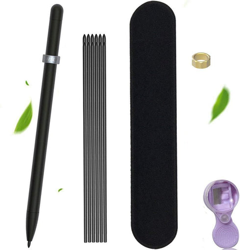 WSD Mechanical Pencils, Magnetic Control Pencil, CNC Machined, Universal 2.0mm Refill, Black