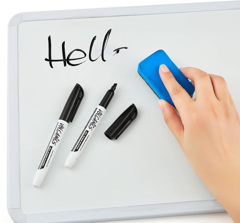80 Pack, Volcanics Black Chisel Tip Whiteboard Markers Dry Erase Markers Bulk for White Board, Office, Low Odor, Bold