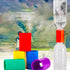 Tornado Bottle Connectors Cyclone Tube, Plastic Vortex Connectors for Scientific Experiment, 5 Pcs