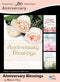 Boxed Christian Anniversary Greeting Cards with Envelopes, Anniversary Blessings, KJV Scripture, Package of 12