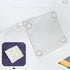 Tomedny 1 Pair Acrylic Bookends, Clear Decorative Heavy Duty Book End Thicken Non Slip Bookends L Shaped Book Stopper