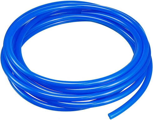 uxcell Pneumatic Air Tubing, 6mm OD x 4mm ID, 5 Meters PU Polyurethane Air Compressor Tube, Blue