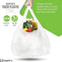 Plastic Bags with Handles for Small Business (50 Count), Very Strong Grocery Bags, 12"x7"x22", 1.2 Mil Thickness