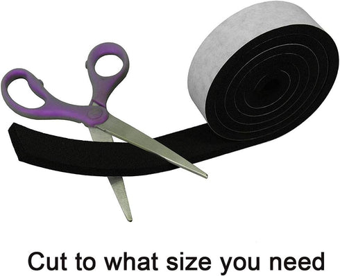 High Density Foam Tape Waterproof Sealing Strip, CR Strips Neoprene Single-Sided Adhesive EVA Seal 1/2in X 1/2in X 13Ft