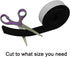 High Density Foam Tape Waterproof Sealing Strip, CR Strips Neoprene Single-Sided Adhesive EVA Seal 1/2in X 1/2in X 13Ft