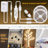 Wefomey 100ft Dimmable 24V 2700K-6500K 1800 (2 50ft) White LED Strip Lights, Bright Led Tape Light with Remote and App