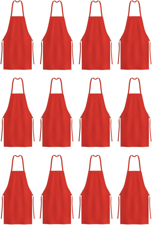 Arkwright Bib Aprons Bulk Pack - Long, Oversized Professional Restaurant Quality, Unisex