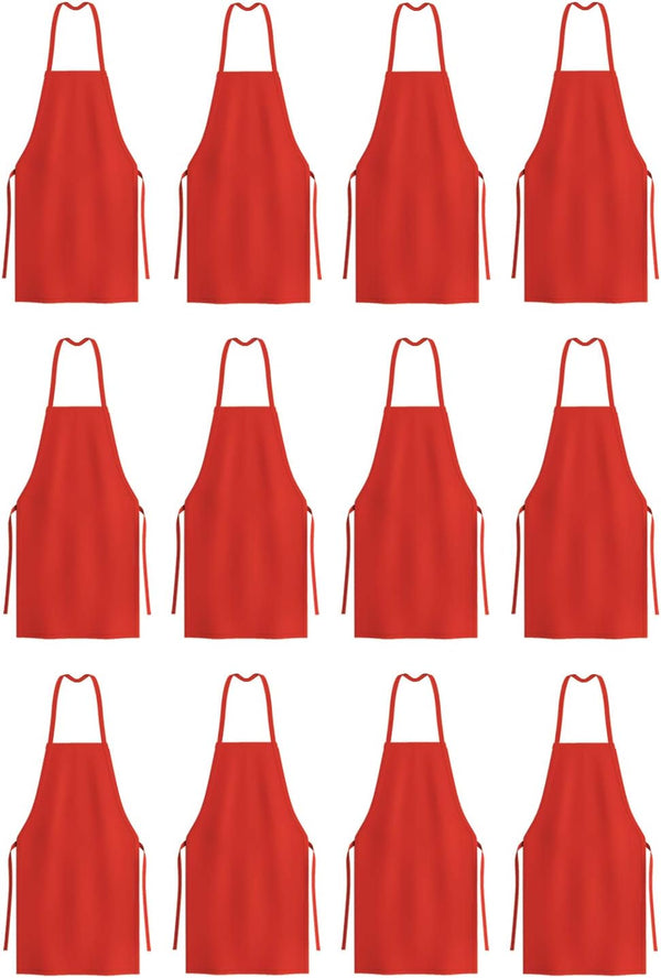 Arkwright Bib Aprons Bulk Pack - Long, Oversized Professional Restaurant Quality, Unisex