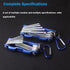 Utoolmart 8 in 1 Torx Key Set, Folding Combination Wrench Repair Tool for Torx Head Socket Screw T9-T40