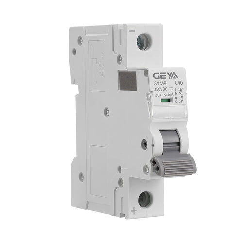 Mini Circuit Breaker DC, Din Rail 6KA DC MCB (1P 40A 250VDC)