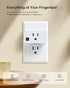 200FT 15A/1875W (5 2 Wireless Remote Control Outlet, Long Range Remote Light Switch, Mini Remote Outlet Plug