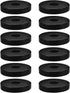 Balacoo 12pcs Non-Slip PVC Caster Pads for Furniture Wheels, Noise-reducing Round Inserts