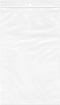 Plymor 5" x 8" Reclosable Plastic Bags (Pack of 200), 2 Mil with Hang-Hole Zipper