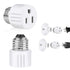 Outlet Light Socket Adapter, E26 Light Bulb to Outlet Socket Converter, Light Bulb Plug Adapter for Porch Light,