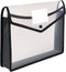 File Holder Transparent File Folder for Document Expanding File Wallet - A4 Wallet Plastic Wallets Clear Poly Envelopes