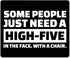 High Five in The Face with a Chair Funny Quote Mouse Pad, Inspirational Coworker Employee Present