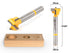 YONICO 43022C 22mm Diameter Carbide Forstner Drill Bit, 10mm Shank