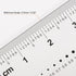 Film Flexible Ruler 4 Inch, 0.5mm Scale PET Plastic Folding Straight Ruler, Calibration Soft Measuring Tool -