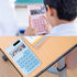 Basic Standard Calculators, Small Digital Desktop with 8-Digit LCD Display, Battery Solar Power for Kids Home School
